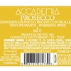 Accademia Prosecco Doc DOC Prosecco 750 ml Back Label