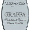 Alexander Grappa Grappa Alexander Front Label