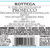 Bottega Liquid Metals Gold Prosecco DOC Back Label
