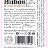 Bribon Reposado Tequila 750 ml Back Label