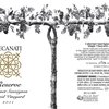 Recanati Reserve Cabernet Sauvignon David's Vineyard Front Label