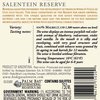 Salentein Reserve Malbec Back Label