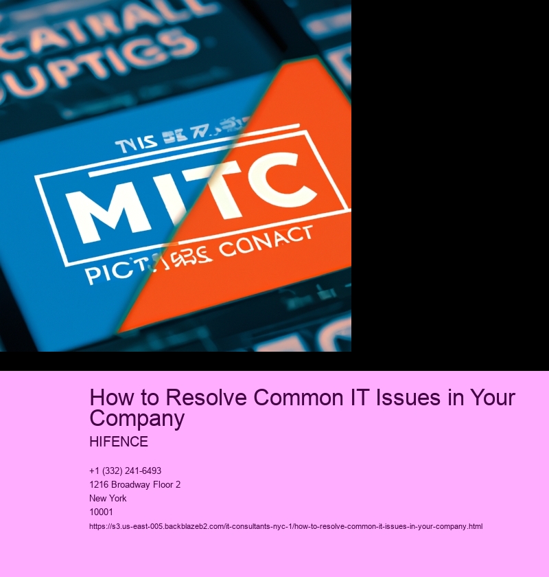 How to Resolve Common IT Issues in Your Company