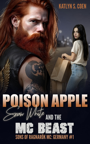 Book cover for Poison Apple: Snow White and the MC Beast by Katlyn S. Coen