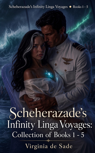 Book cover for Scheherazade’s Infinity Linga Voyages: Books 1-5 by Virginia de Sade