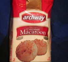 a package of archway coconut macaroon cookies