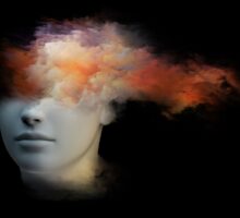 Image of a woman with brain fog