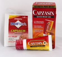 capsaicin ointment, cream and patch preparations