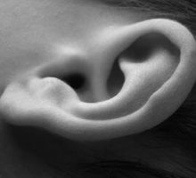 ear of a child