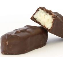 chocolate covered coconut Mounds candy bar serves as coconut remedy