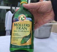 Bottle of Norwegian Cod liver oil