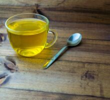 heating a metal spoon in a hot cup of green tea and applying it to the skin can ease itchy bug bites