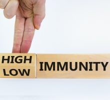 fingers point to High or Low Immunity