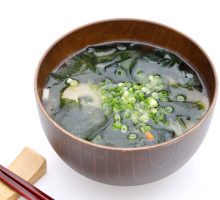 miso soup with seaweed