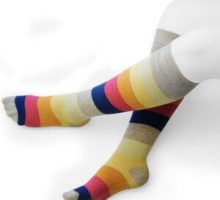 legs in brightly colored socks