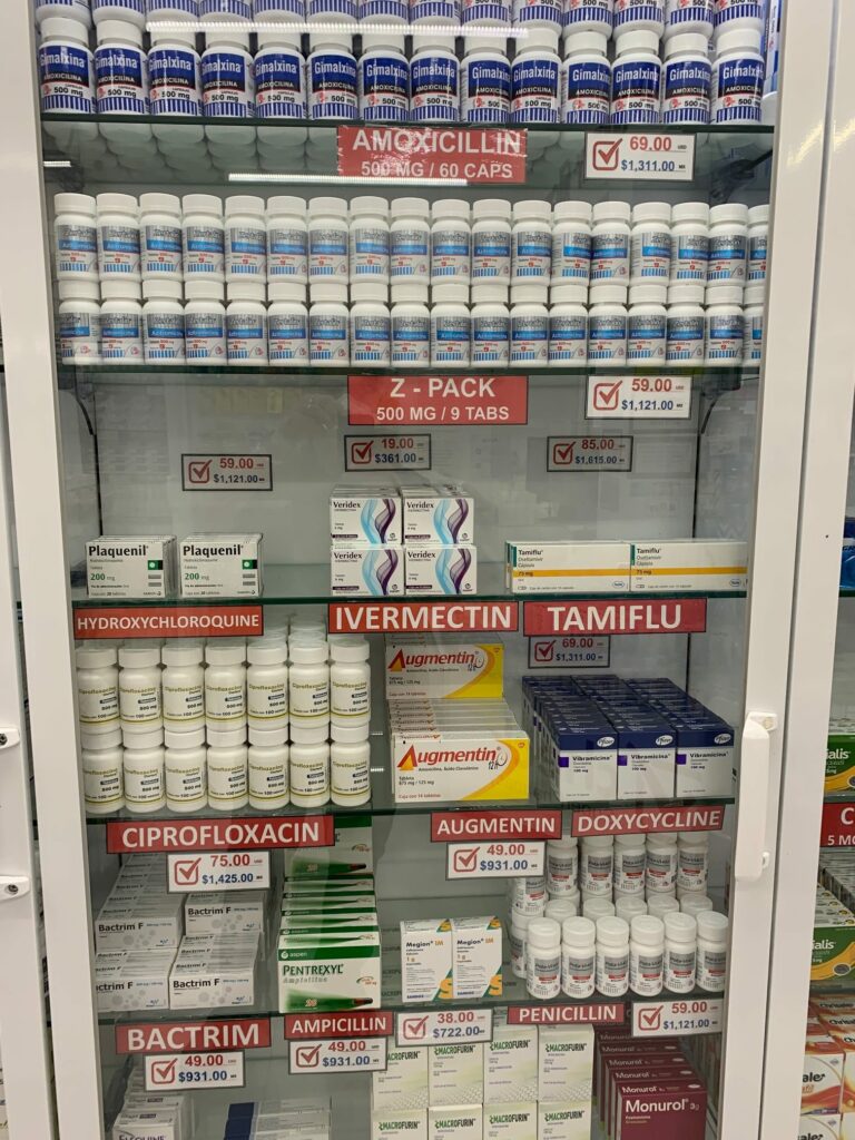 Antibiotics sold over the counter in Mexico