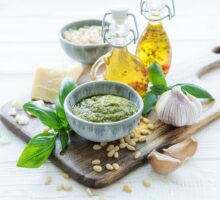 dairy fat and olive oil for pesto