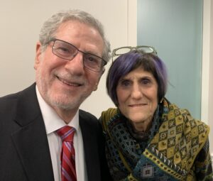 Rep. DeLauro with Joe Graedon