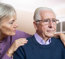 older man suffering from dementia