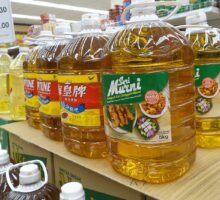 Cooking oils sold in plastic bottles