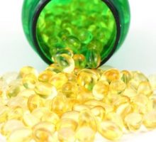 vitamin D supplements as Vitamin D3 gel capsules