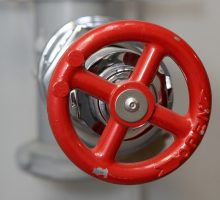 Industrial Red Water Pipe Valve