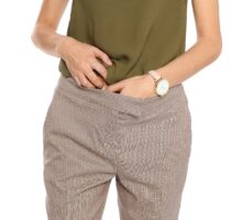 Woman with itchy yeast infection