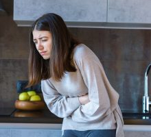 young woman with pancreatitis or microscopic colitis