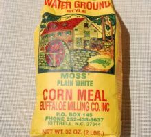 a bag of cornmeal