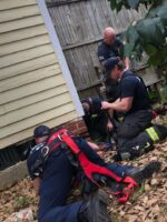 Dog trapped for 6 days underground in drywell rescued by firefighters