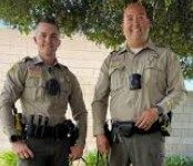 Two department K9s find missing woman who had fallen 200 feet down a steep ravine