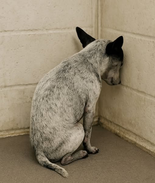 Heartbroken: Senior pup’s despair as she tries to disappear in need of compassionate new friend Heartbroken: Senior pup’s despair as she tries to disappear in need of compassionate new friend