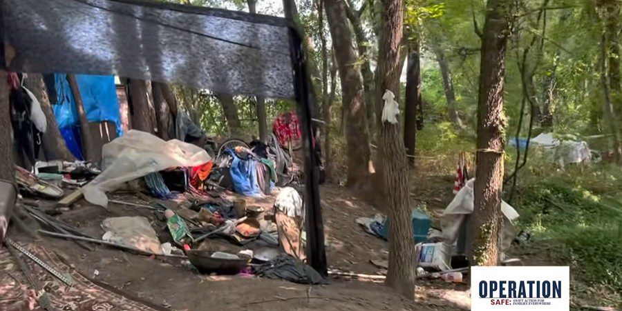 Dog trying to protect owner during raid at homeless camp shot by Oklahoma Highway Patrol officer Dog trying to protect owner during raid at homeless camp shot by Oklahoma Highway Patrol officer