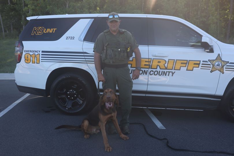 Bloodhound K9 officer traced boy found wandering alone on road back to his nearby home