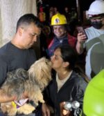 Teenager and her dog rescued from Venezuela earthquake rubble after being trapped 50 hours Teenager and her dog rescued from Venezuela earthquake rubble after being trapped 50 hours