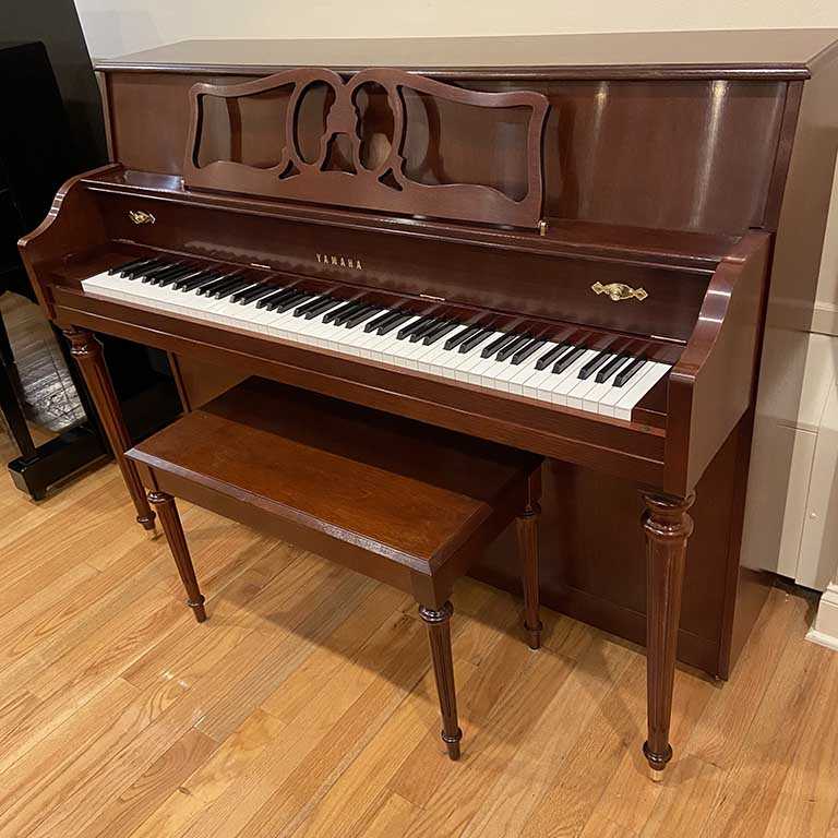 Yamaha Upright Piano, Cherrywood Model M500S, 2014