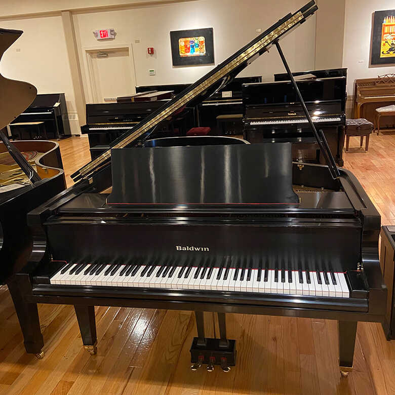 Baldwin Grand Piano, Ebony Satin Model SF10, 1991