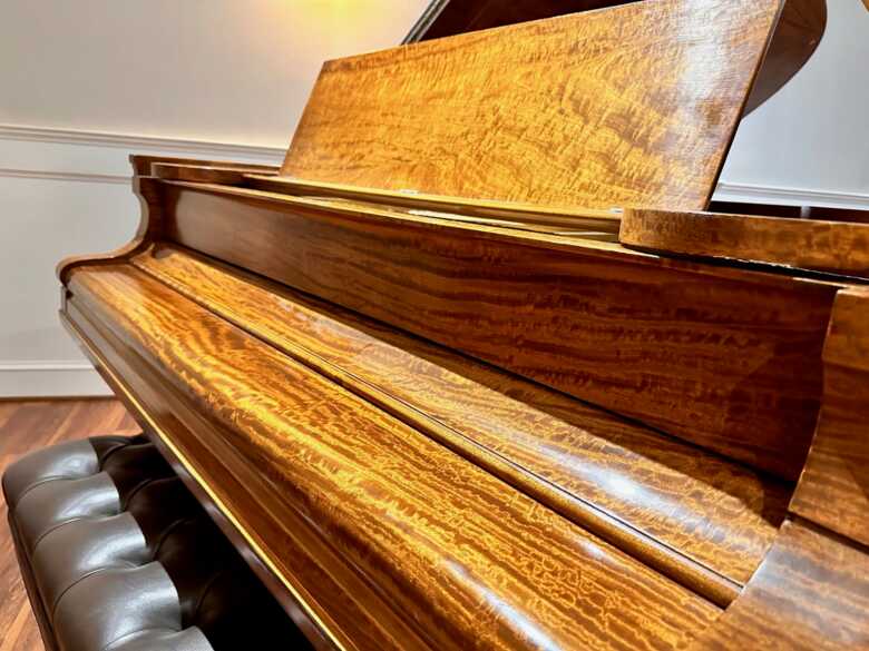 Steinway Model B Tiger Mahogany