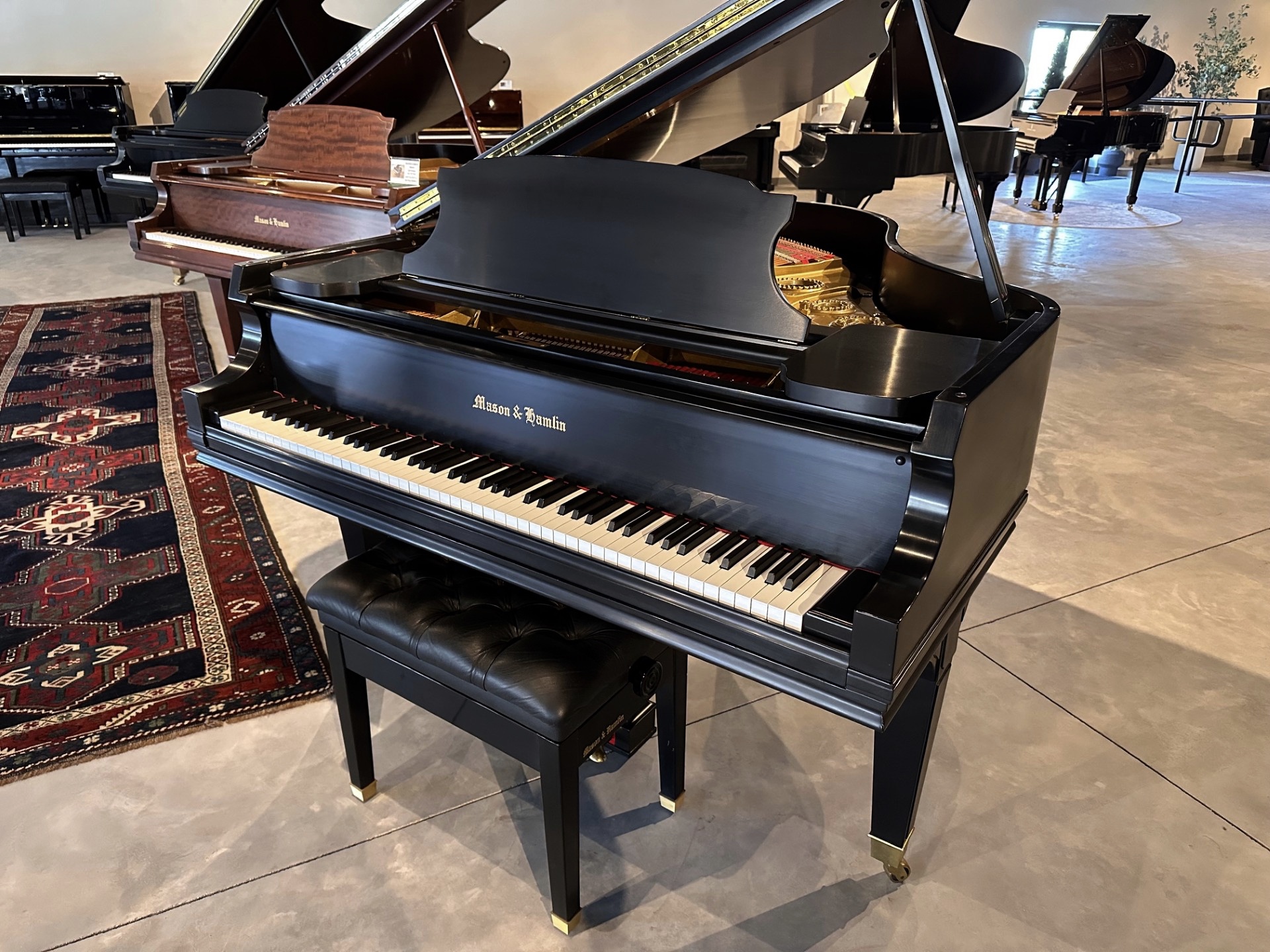 Fully Restored Mason & Hamlin Model A Ebony Satin