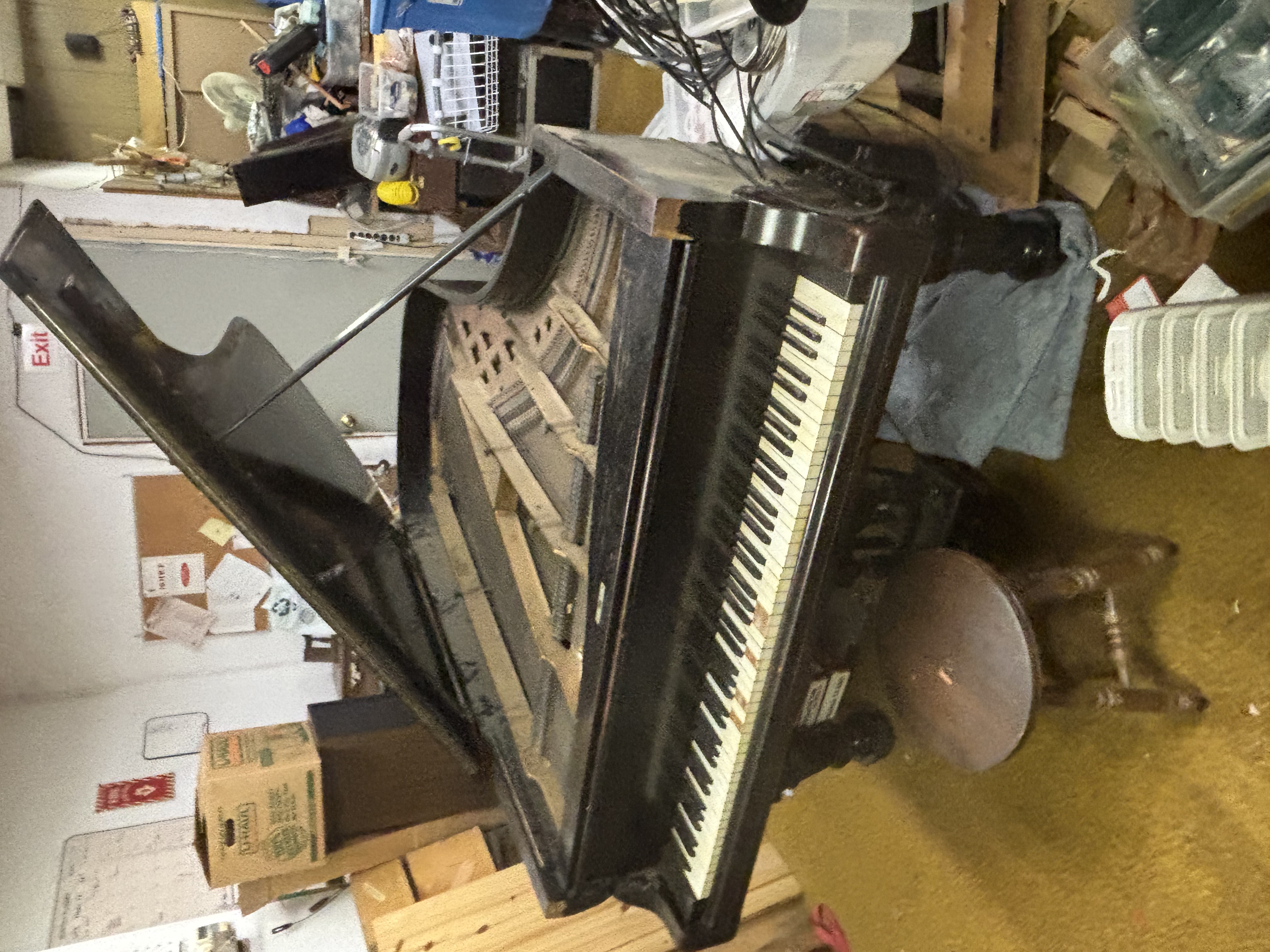 Antique parlor grand