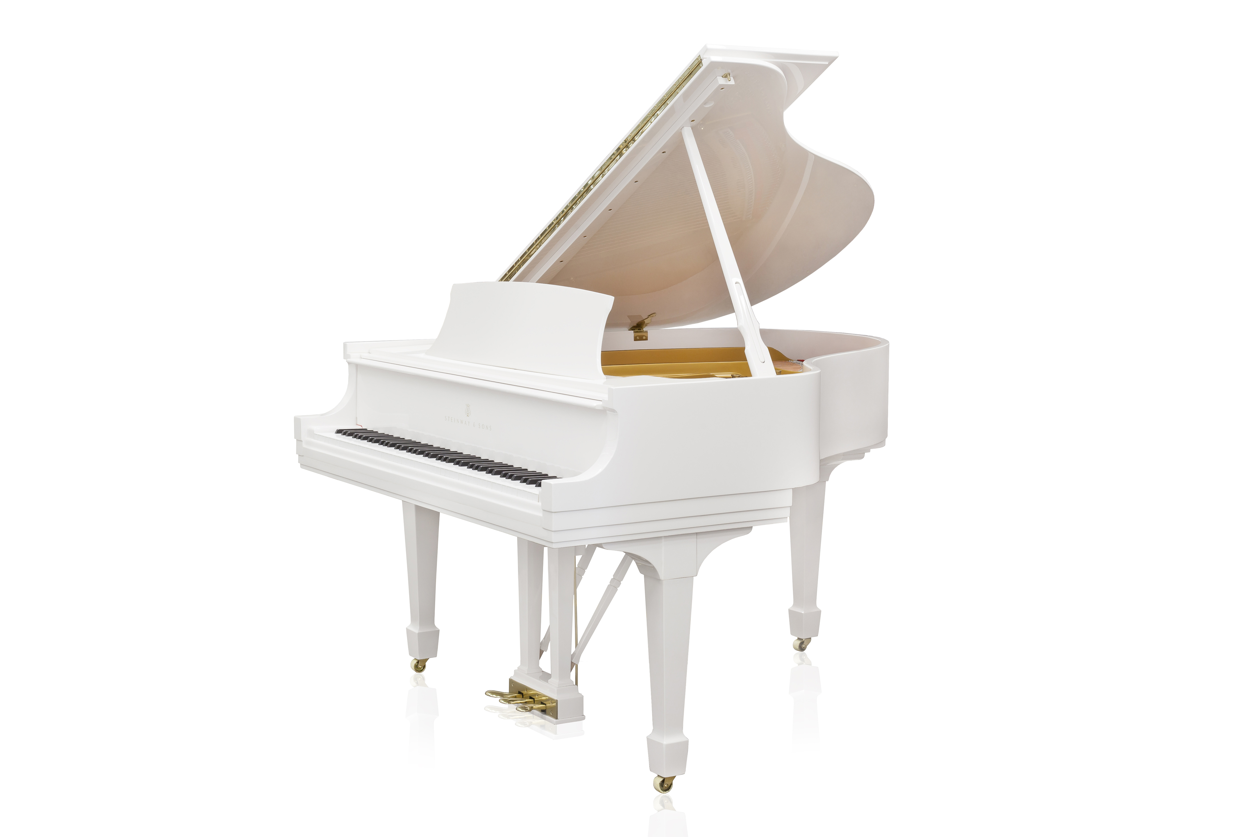 Steinway & Sons model S White Gloss