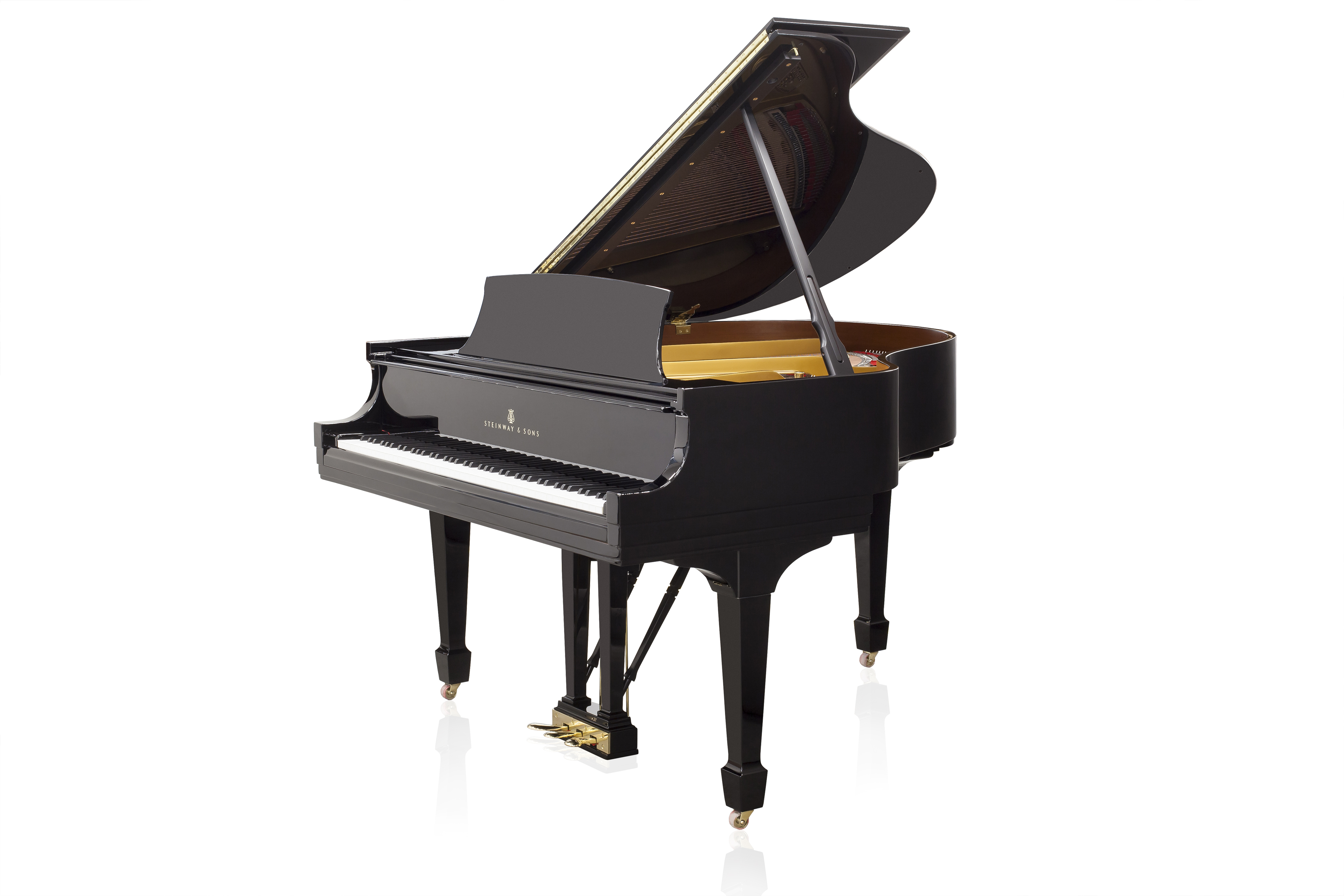 Steinway & Sons model S gloss ebony