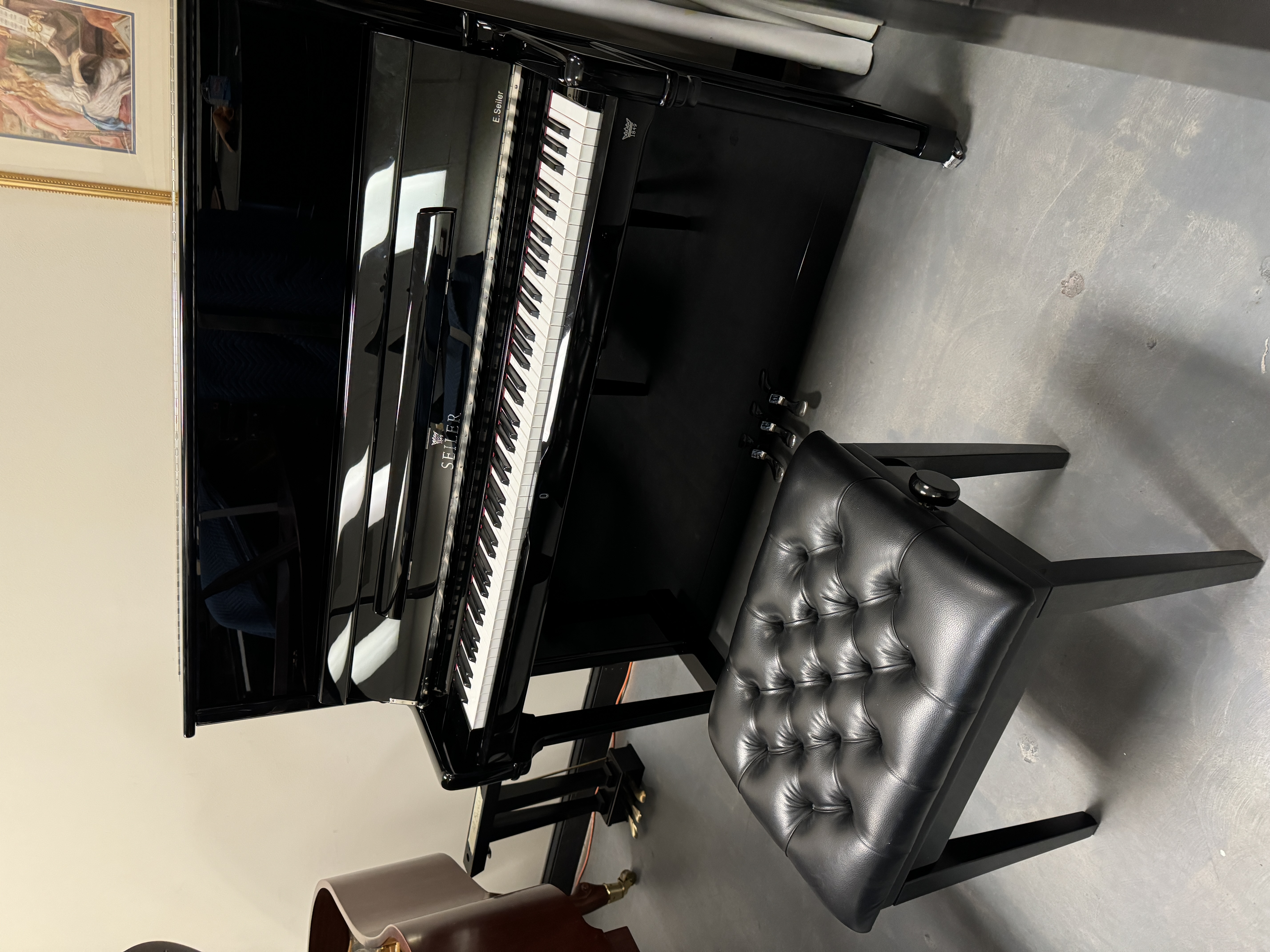 SEILER PROFESSIONAL STUDIO PIANO - AS NEW! FREE DELIVERY! 