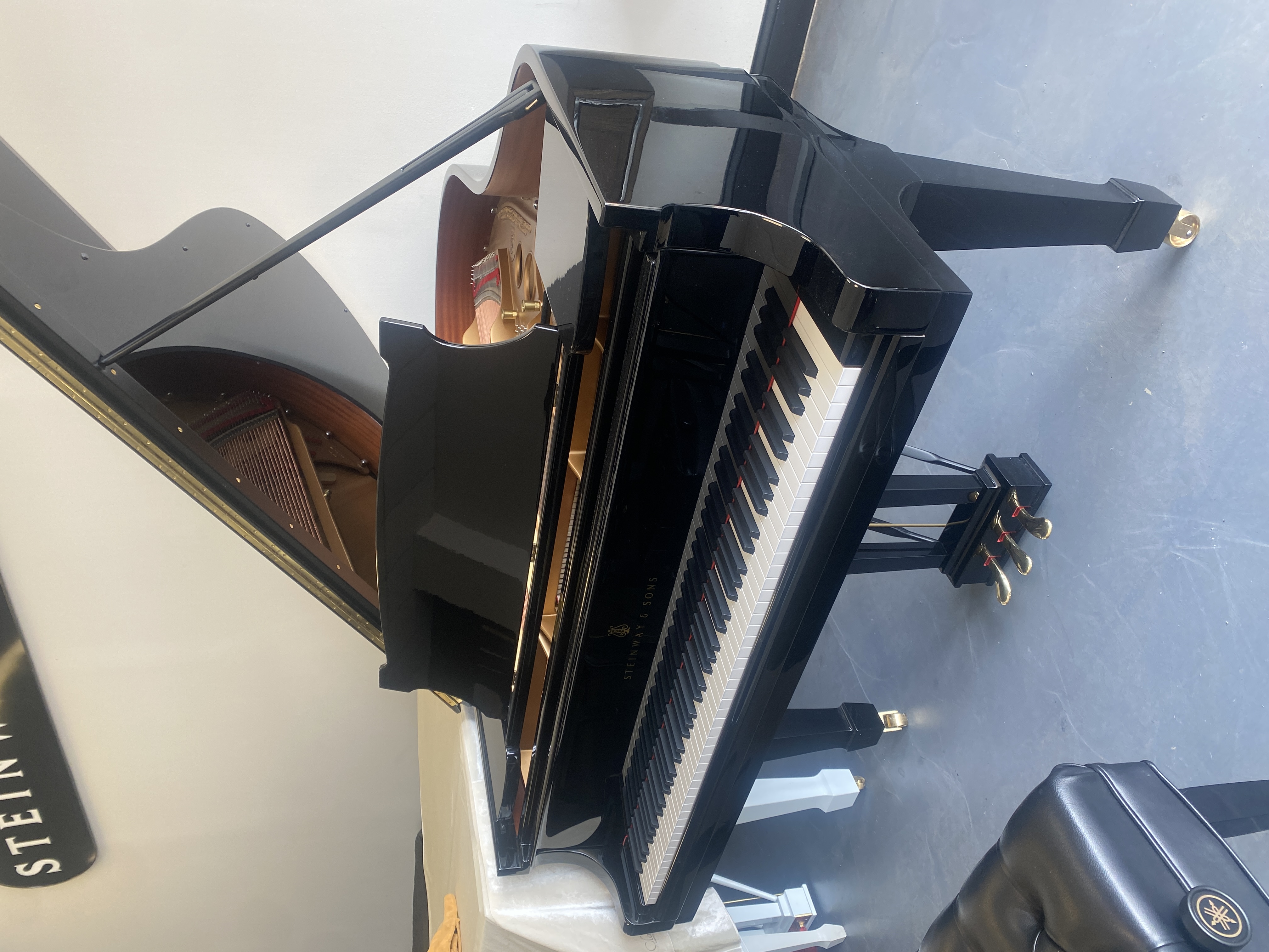 AS-NEW STEINWAY MODEL O - FREE DELIVERY! 