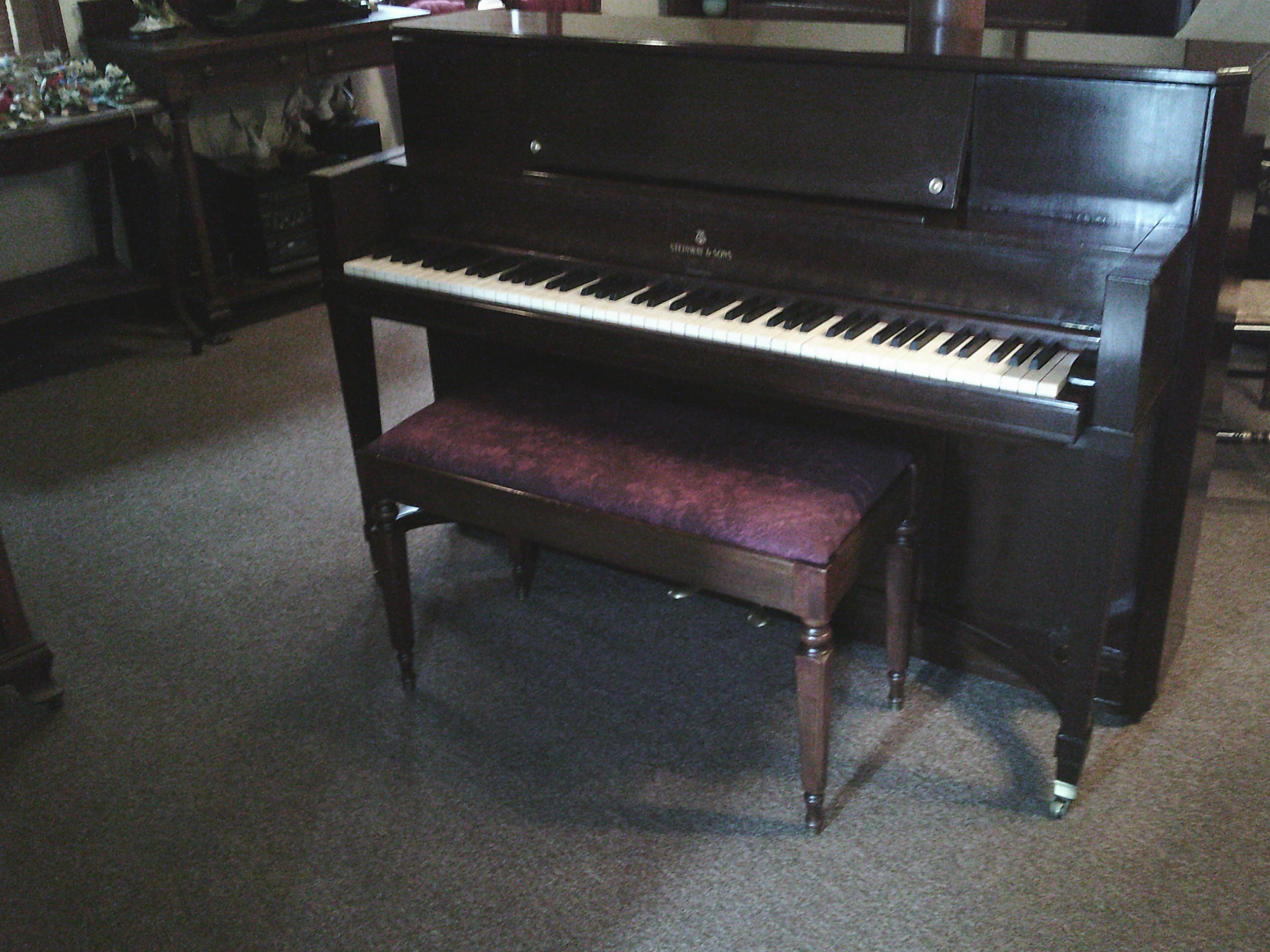 Beautiful Steinway Console Piano