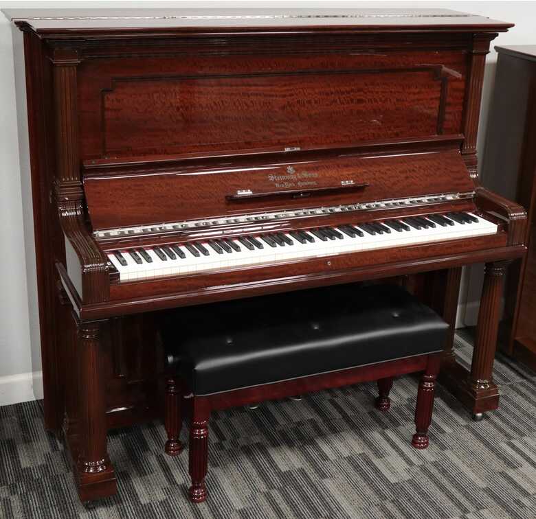 Steinway Upright Piano - US Delivery - Picarzo Pianos  VIDEO