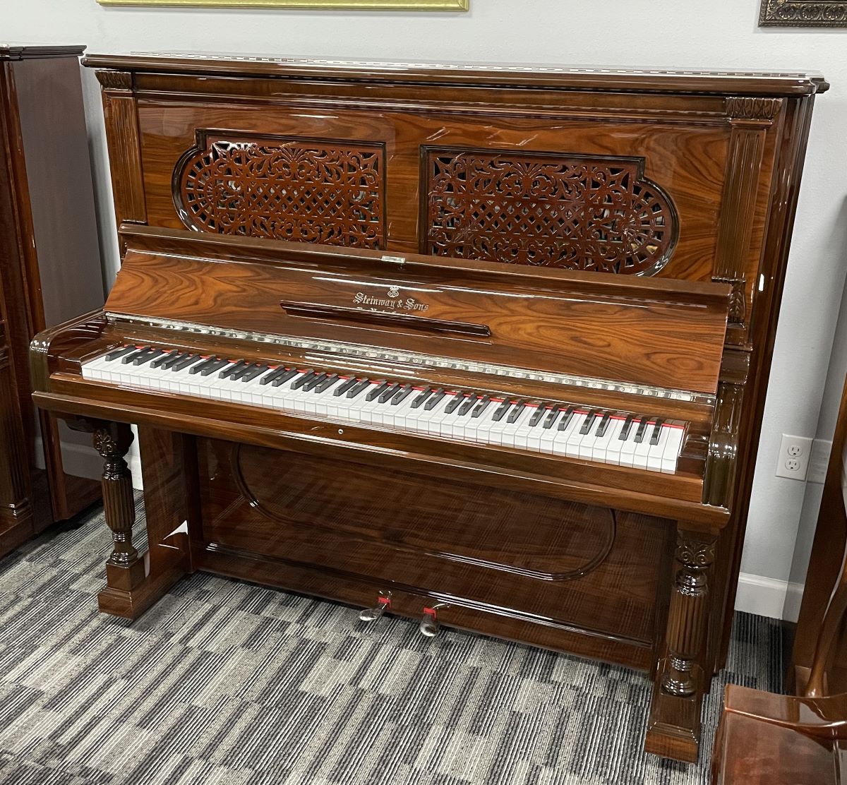 Steinway Upright Piano - US Delivery - Picarzo Pianos