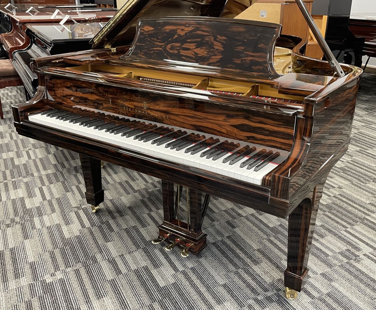 Steinway B 6'11" Macassar Ebony Grand Piano - Picarzo Pianos