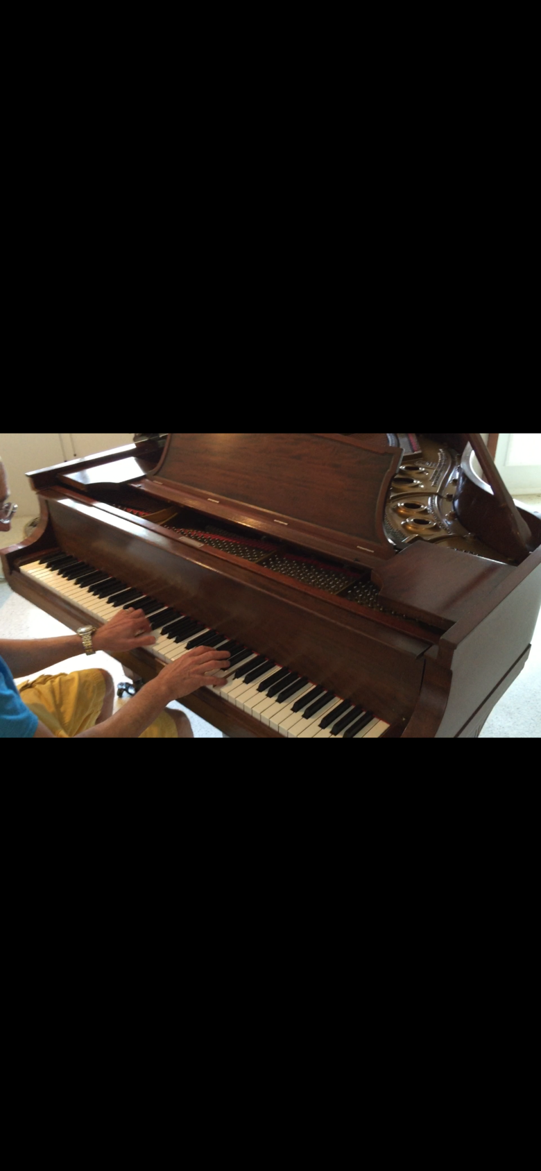 1925 Steinway Piano, model L mahogany case # 236538