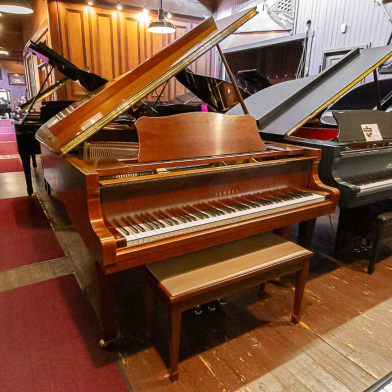 Like New Yamaha C3 Wood Tone Grand Piano